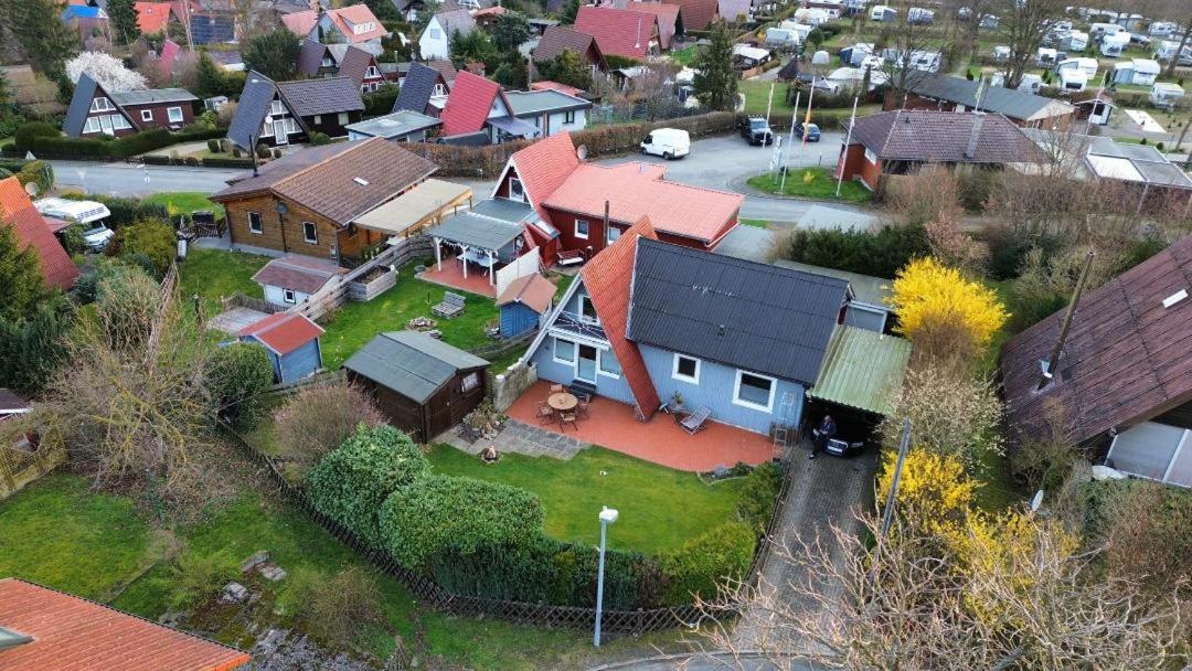 Behagliches Nurdachhaus Im Ferienhausgebiet Langelsheim Esterno foto